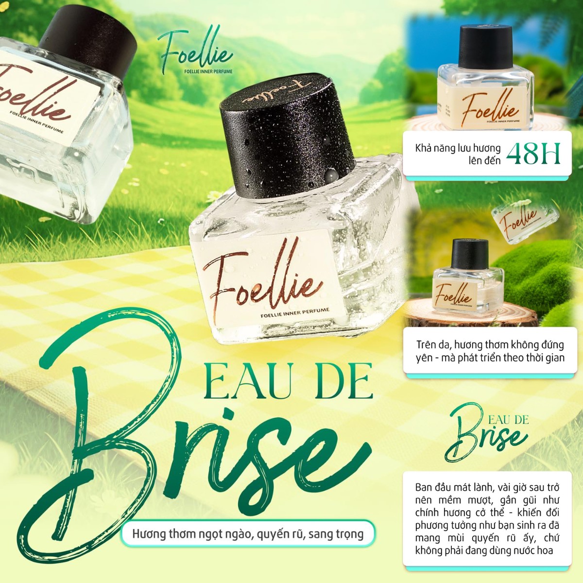 Foellie Eau de Brise - Hương thơm tiểu thư ngọt ngào
